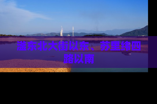 滏东北大街以东、苏里纬四路以南