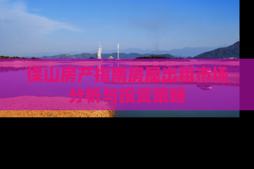 保山房产指南房屋出租市场分析与投资策略