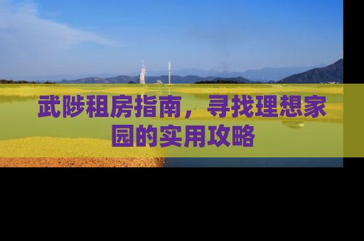 武陟租房指南，寻找理想家园的实用攻略