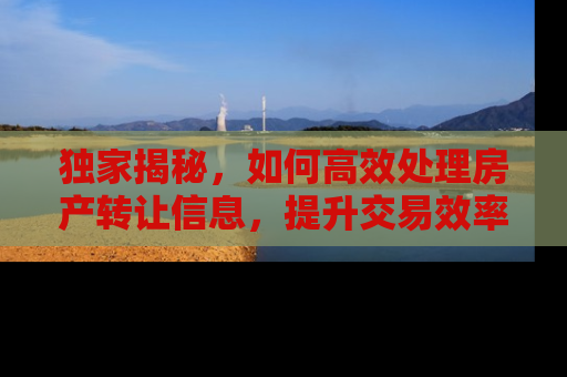 独家揭秘，如何高效处理房产转让信息，提升交易效率