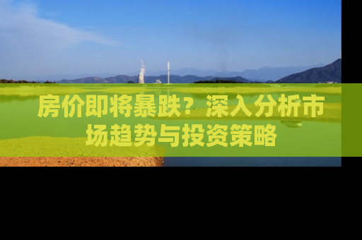房价即将暴跌？深入分析市场趋势与投资策略