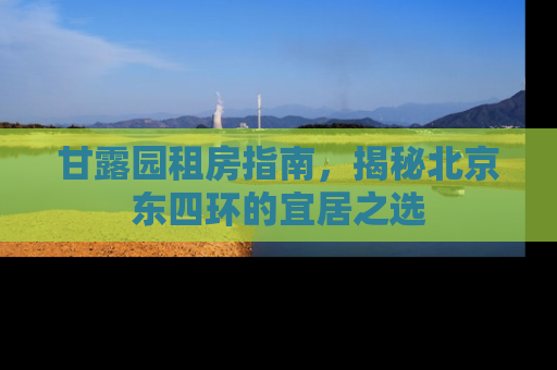 甘露园租房指南，揭秘北京东四环的宜居之选