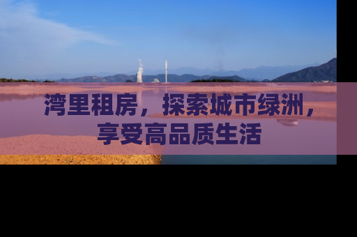 湾里租房，探索城市绿洲，享受高品质生活