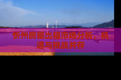 忻州房屋出租市场分析，机遇与挑战并存