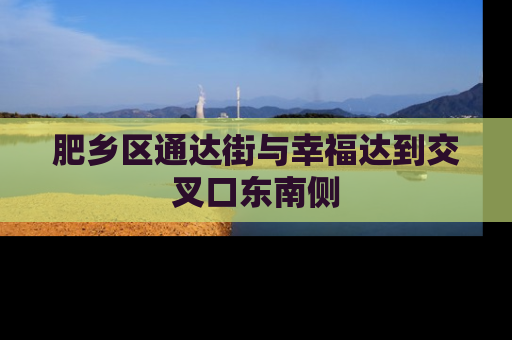 肥乡区通达街与幸福达到交叉口东南侧