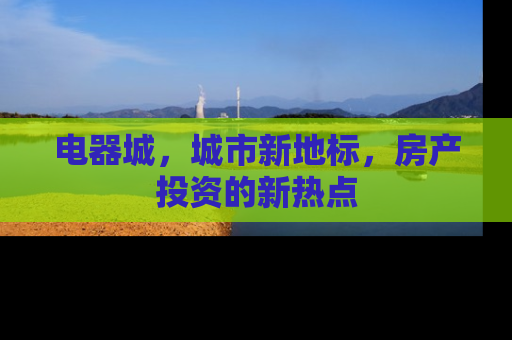 电器城，城市新地标，房产投资的新热点