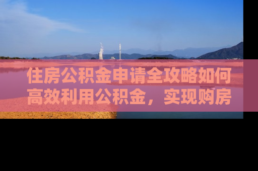 住房公积金申请全攻略如何高效利用公积金，实现购房梦想