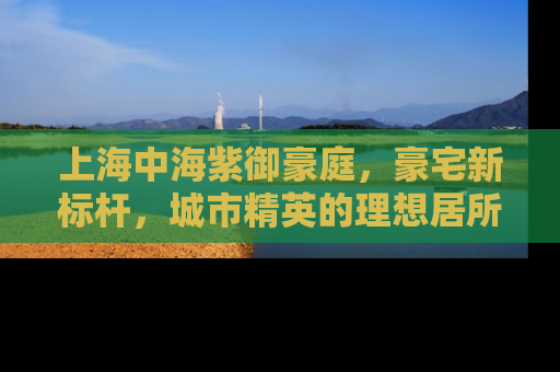 上海中海紫御豪庭，豪宅新标杆，城市精英的理想居所