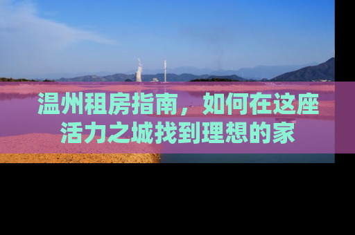 温州租房指南，如何在这座活力之城找到理想的家