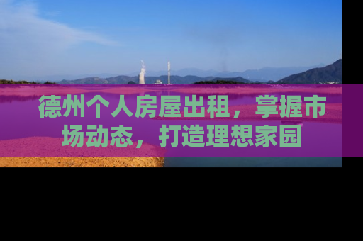 德州个人房屋出租,掌握市场动态,打造理想家园 德州个人房屋出租,掌握市场动态,打造理想家园