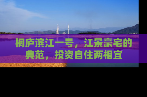 桐庐滨江一号，江景豪宅的典范，投资自住两相宜