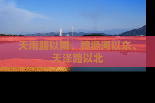 天雨路以南、魏源河以东、天泽路以北